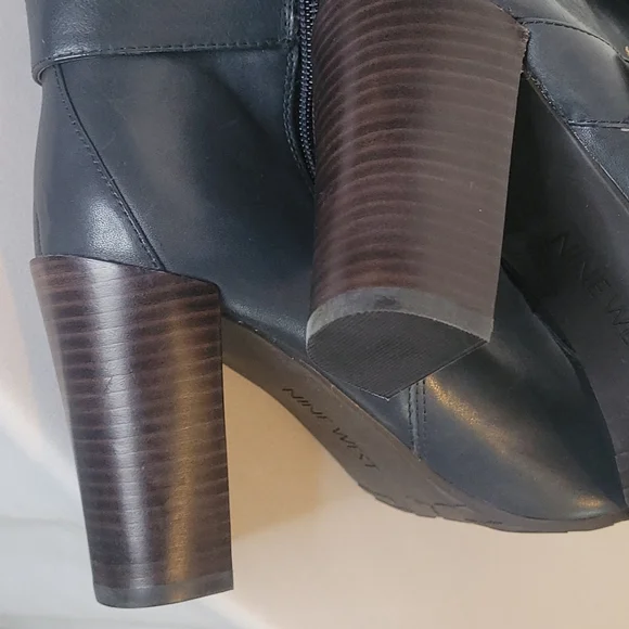 NINE WEST Skylight Knee High Leather boots Size 8M - Picture 6 of 8